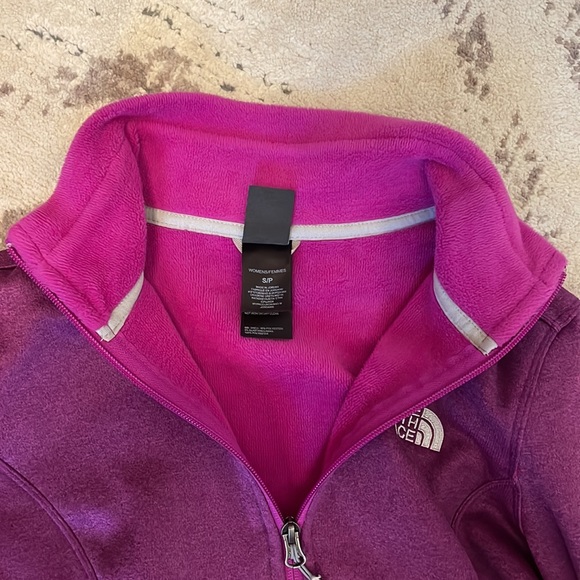 Plum North Face full zip jacket - Picture 4 of 5